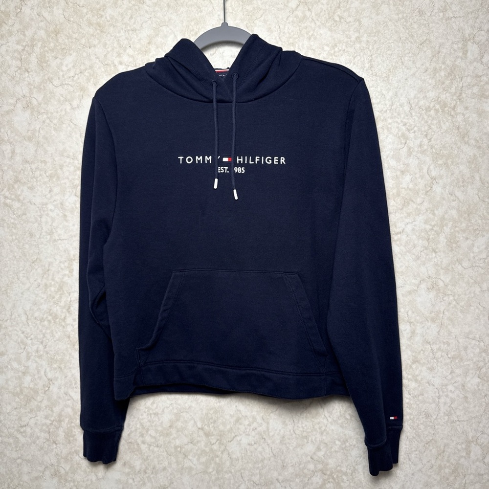 Tommy Hilfiger Dark Blue Pullover Women’s pre owned Size small